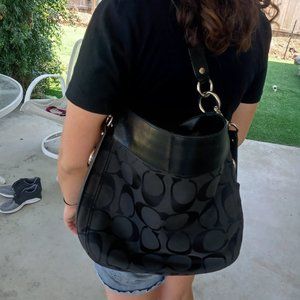 Coach Crossbody & Shoulder Canvas Bag, Like New